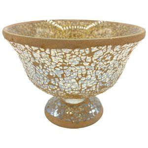 Crackle Glass Mosaic Candy dish